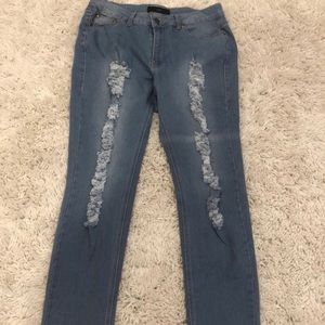 (UWD brand) ripped jeans (size 15)